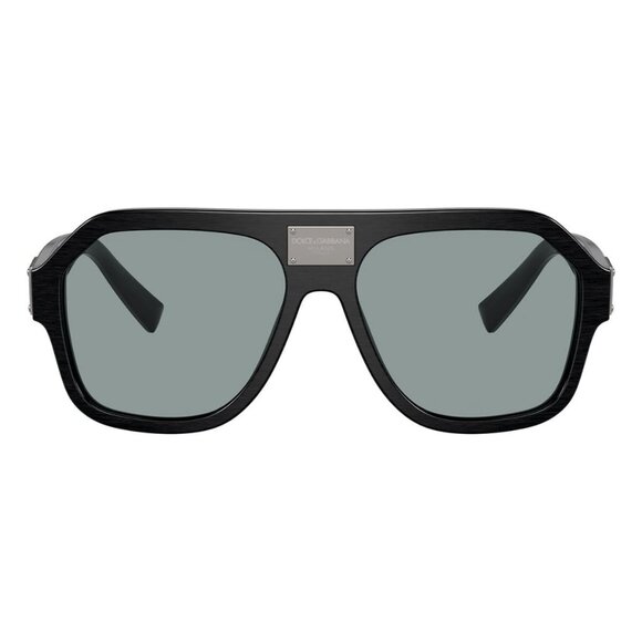 New Dolce & Gabbana Black Aviator DG4433 2820/87 Sunglasses Women - Picture 2 of 6